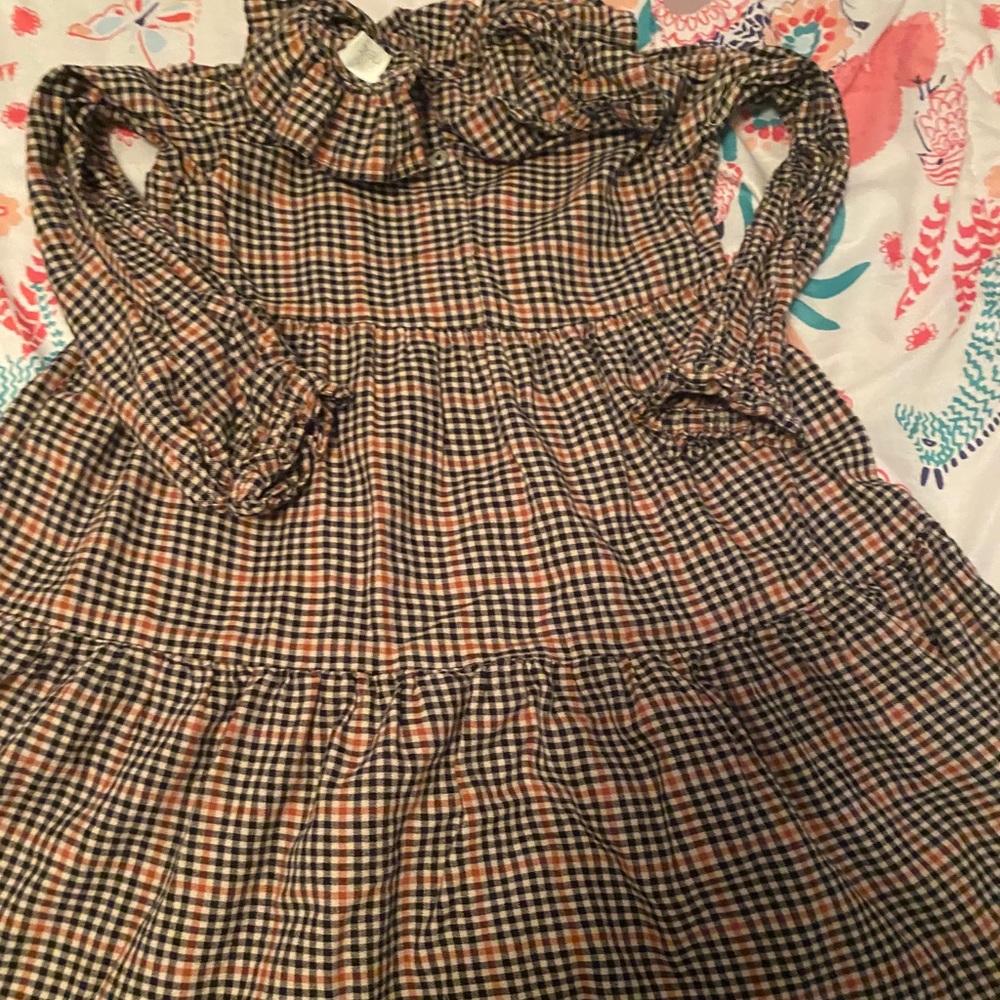 Plaid brown dress!